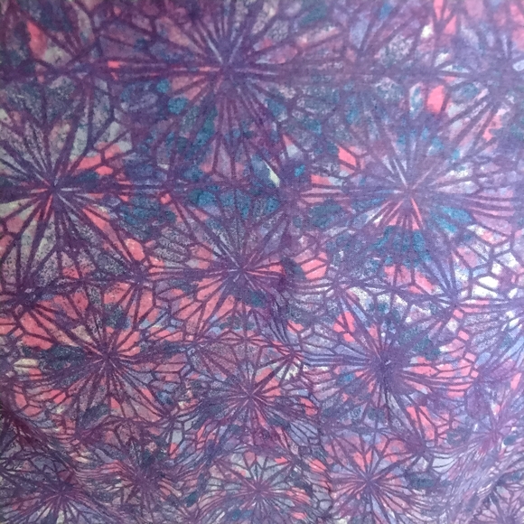 Coldwater Creek Vibrant Purple and Pink Floral Shirt - Picture 7 of 7